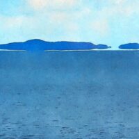 Fata Morgana on the Saint Lawrence River